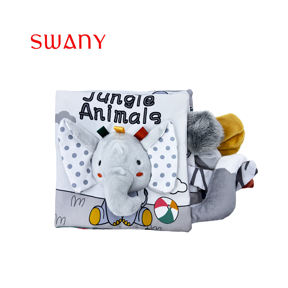 Baby Cloth Book Early Education Durable 3D Jungle Animal Book Baby Cognitive Toy.jpg