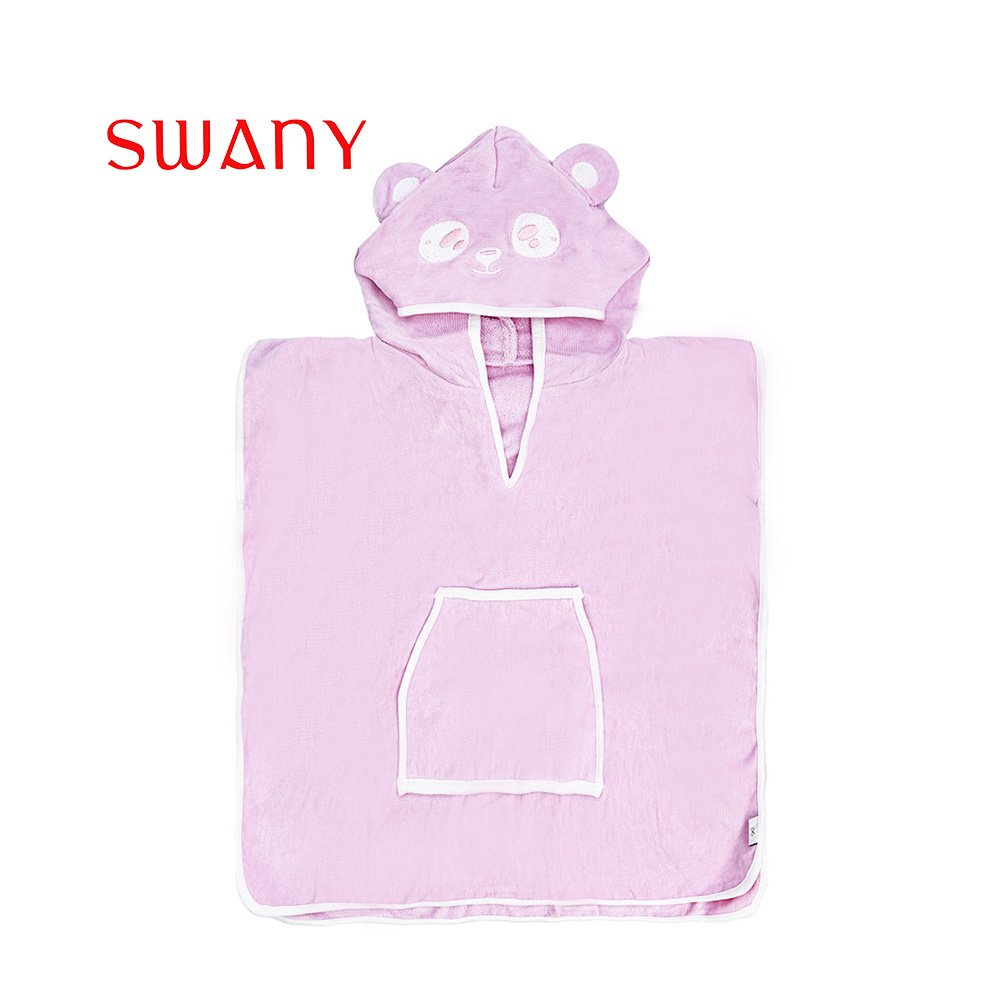 Baby Pink Terry Hooded Tower with Bear Embroidery.jpg