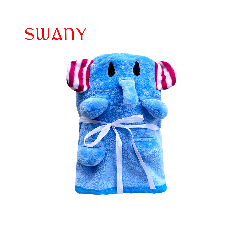 Blue Velvet Blanket for Newborns with Elephant Image.jpg