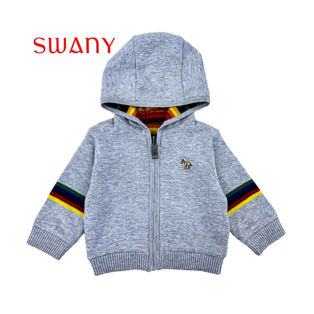 Boy Grey Knitted  Sweater Coat.jpg